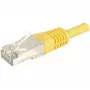 EXERTIS CONNECT 859560 Cat.6a F/UTP komutacinis kabelis, 0,15 m, geltonas, 10 Gbps, Slim Boot