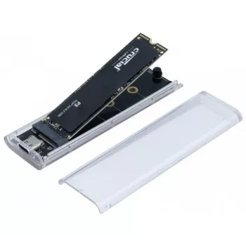 EXERTIS CONNECT M.2 SSD korpusas USB 3.2 Gen 2 Type-C permatomas 924625