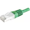 EXERTIS CONNECT Cat.6A S/FTP komutacinis kabelis, 0,5 m, žalias 858345