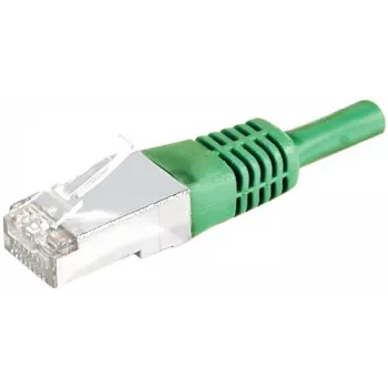 EXERTIS CONNECT Cat.6A S/FTP komutacinis kabelis, 0,5 m, žalias 858345