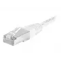 EXERTIS CONNECT CAT.6a F/UTP komutacinis kabelis, baltas, 1,0 m, 10 Gbps, Slim Boot 859578