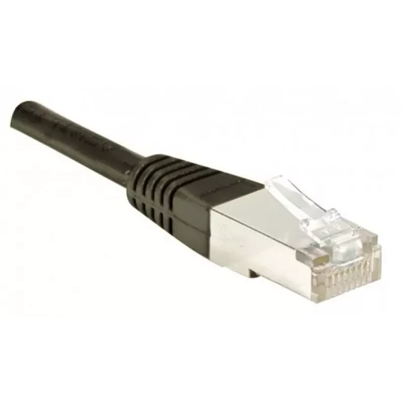 EXERTIS CONNECT Cat.6 S/FTP komutacinis kabelis, PiMF, juodas, 3 m 856879