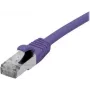 EXERTIS CONNECT 858515 Cat 6A S/FTP komutacinis kabelis, 0,5 m, violetinės spalvos, Slim Boot