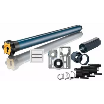 Somfy 1240508 60 mm vamzdinis motoras su RTS radijo imtuvu, 140 W, 20 Nm