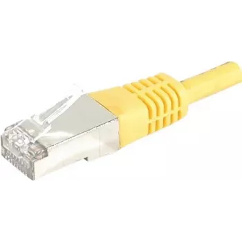 EXERTIS CONNECT 858336 Cat.6A S/FTP komutacinis kabelis, 7,5 m, geltonas, slim boot