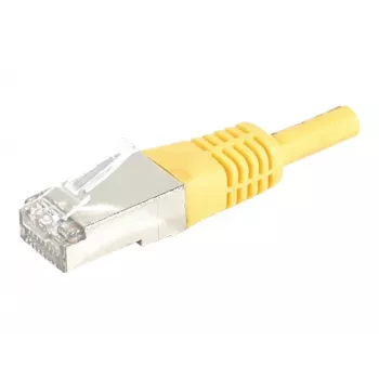 EXERTIS CONNECT 858336 Cat.6A S/FTP komutacinis kabelis, 7,5 m, geltonas, slim boot