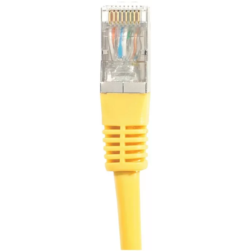 EXERTIS CONNECT 858336 Cat.6A S/FTP komutacinis kabelis, 7,5 m, geltonas, slim boot