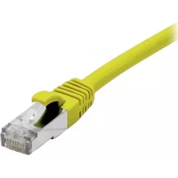 EXERTIS CONNECT 858418 Cat 6A S/FTP komutacinis kabelis, 0,3 m, geltonas, Slim Boot