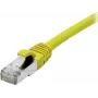 EXERTIS CONNECT 858418 Cat 6A S/FTP komutacinis kabelis, 0,3 m, geltonas, Slim Boot