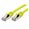 EXERTIS CONNECT 858418 Cat 6A S/FTP komutacinis kabelis, 0,3 m, geltonas, Slim Boot