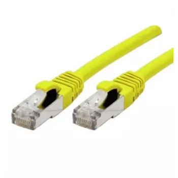 EXERTIS CONNECT 858418 Cat 6A S/FTP komutacinis kabelis, 0,3 m, geltonas, Slim Boot