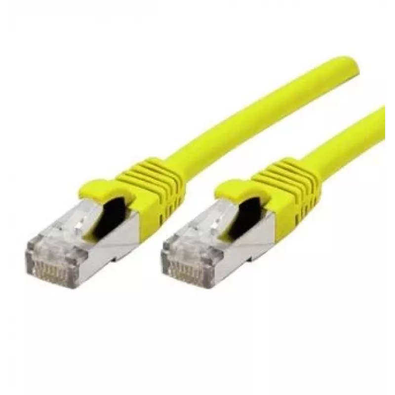 EXERTIS CONNECT 858418 Cat 6A S/FTP komutacinis kabelis, 0,3 m, geltonas, Slim Boot