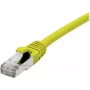 EXERTIS CONNECT 858419 Cat 6A S/FTP komutacinis kabelis, 0,5 m, geltonas, Slim Boot