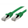 EXERTIS CONNECT Cat 6A S/FTP komutacinis kabelis, 3,0 m, žalias, plonas snagless apsauga 858439