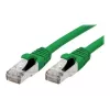 EXERTIS CONNECT Cat 6A S/FTP komutacinis kabelis, 3,0 m, žalias, plonas snagless apsauga 858439