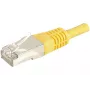 EXERTIS CONNECT 859561 Cat.6a F/UTP komutacinis kabelis, 0,3 m, geltonas, 10 Gbps, Slim Boot