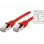 Exertis Connect Dexlan CAT 6a SFTP komutacinis kabelis, RJ-45 male to RJ-45 male, 20 m, be halogenų, lietas, snagless, raudonas 858476