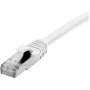 EXERTIS CONNECT Cat 6A S/FTP komutacinis kabelis, 0,15 m, baltas 858497