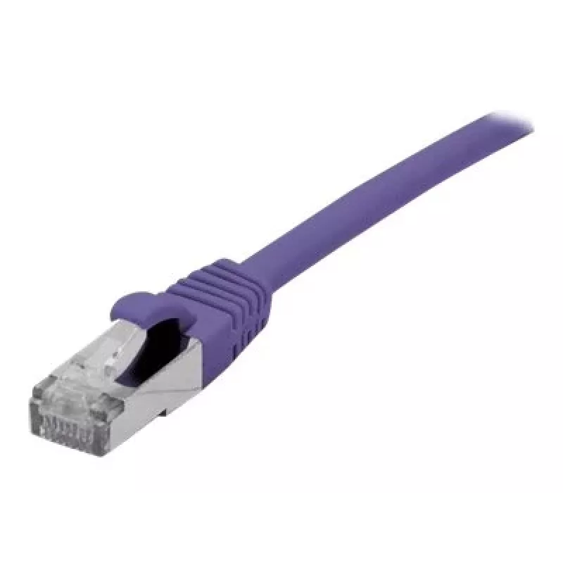 EXERTIS CONNECT Cat 6A S/FTP komutacinis kabelis, violetinės spalvos, 5 m 858520
