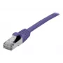 EXERTIS CONNECT Cat 6A S/FTP komutacinis kabelis, 10m, violetinės spalvos, plonas su apsauga nuo užkliuvimo 858522