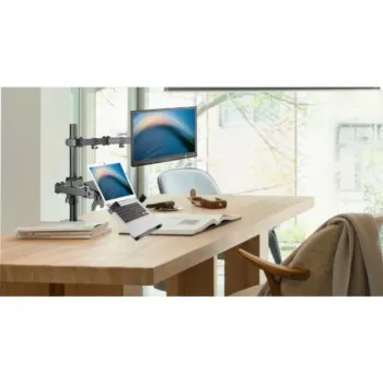 EXERTIS CONNECT stalinis laikiklis monitoriui ir nešiojamajam kompiuteriui, 13-32 inch, plieninis, tvirtinamas spaustuku arba per kiaurymę, judamosios svirtys, VESA 75/100 915170