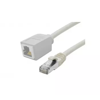 EXERTIS CONNECT Cat. 6A S/FTP komutacinis kabelis-prailgintuvas, be halogenų, pilkas, 10 m 858754