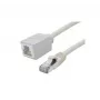 EXERTIS CONNECT Cat. 6A S/FTP komutacinis kabelis-prailgintuvas, be halogenų, pilkas, 10 m 858754