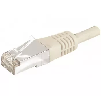 EXERTIS CONNECT 859500 Cat.6a F/UTP komutacinis kabelis, 0,15 m, pilkas, 10 Gbps, Slim Boot