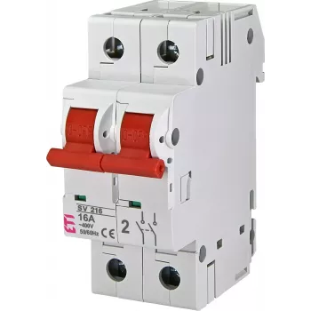 ETI SV 216 2P 16A modulinis apkrovos atjungiklis 002423221