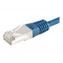 EXERTIS CONNECT Cat.6a F/UTP komutacinis kabelis, 1m, mėlynas, 10 Gbps 859518