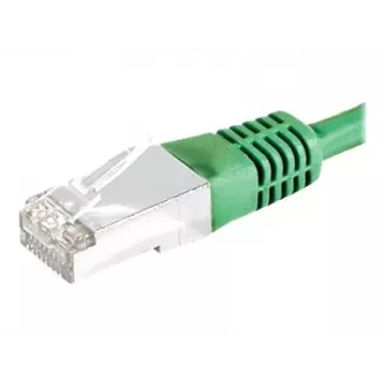 EXERTIS CONNECT F/UTP CAT.6a komutacinis kabelis, žalias, 20m, 10Gbps, plonas snagless apsauginis antgalis 859556