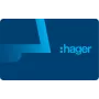 Hager RTH303X transponderio kortelė, skirta ODT 2.0 vaizdo jutiklinio ekrano lauko stotelei