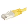 EXERTIS CONNECT Cat.6a F/UTP komutacinis kabelis, geltonas, 0,5 m, 10 Gbps 859562