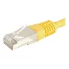 EXERTIS CONNECT Cat.6a F/UTP komutacinis kabelis, RJ45, geltonas, 1,5 m, 10 Gbps 859564
