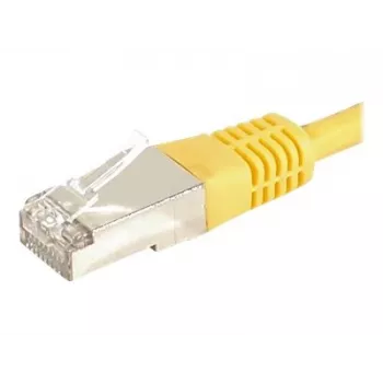 EXERTIS CONNECT Cat.6a F/UTP komutacinis kabelis, RJ45, geltonas, 1,5 m, 10 Gbps 859564