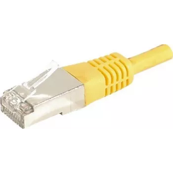 Exertis Connect 859572 Cat.6a F/UTP komutacinis kabelis, 25 m, geltonas, 10 Gbps, Slim Boot
