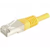 Exertis Connect 859572 Cat.6a F/UTP komutacinis kabelis, 25 m, geltonas, 10 Gbps, Slim Boot