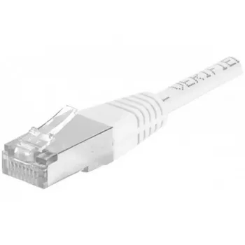 Exertis Connect 859576 Cat.6a F/UTP komutacinis kabelis, 0,3 m, baltas, 10 Gbps, Slim Boot