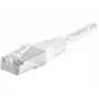 Exertis Connect 859576 Cat.6a F/UTP komutacinis kabelis, 0,3 m, baltas, 10 Gbps, Slim Boot