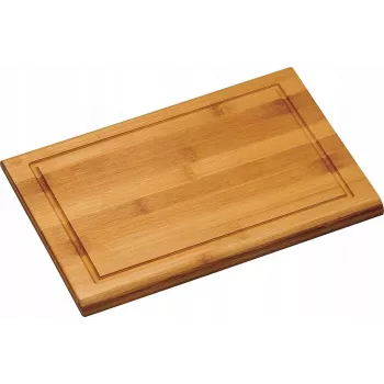 Kesper bambukinė pjaustymo lenta 31x21x1,6 cm su sulčių grioveliu