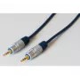 EXERTIS CONNECT Professional Slimline audio kabelis, 3,5 mm stereo jack male to male, 5,0 m, juodas 987995