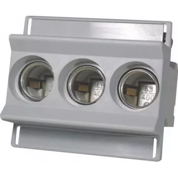 ETI D02 NEOZED 63A 3 polių saugiklių laikiklis su apsauginiu dangteliu 002222021