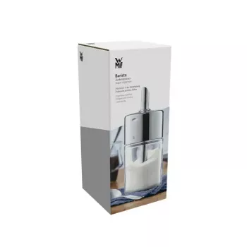 WMF Basic cukraus dozatorius 200 ml, Cromargan® nerūdijantis plienas ir stiklas, sidabrinis/permatomas