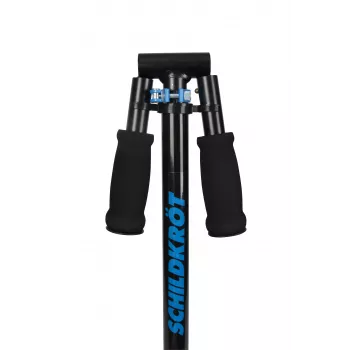 SCHILDKROT Junior Kick Scooter City Scooter Runabout, mėlynas, aliuminio denis ir vairas, 145 mm PU ratai, 3 pakopų reguliuojamas aukštis, sulankstomas 510303