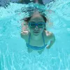 SCHILDKROT Junior Capri vaikiški plaukimo akiniai, mėlyni/žali, nuo rasojimo, nedūžtantys polikarbonato lęšiai, reguliuojamas dirželis, 1 pora (940055)