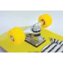 SCHILDKROT Skateboard Kicker 78,70 cm (31 colio) Green Dog denas 790 x 200 mm, 9 sluoksnių klevas, įdubimas - 1 vnt. (510604)