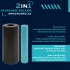 SCHILDKROT 2-in-1 masažo ritinėlių rinkinys, juodas/mėlynas, EPP putos, 960237