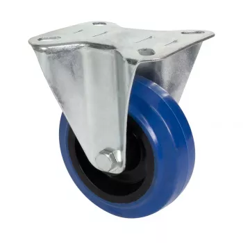 Wagner design yourself Fiksuotas ratukas RO 8700, 75 mm, mėlynos/pilkos spalvos protektorius, 50 kg apkrova, tvirtinimas viršutine plokšte 4870001