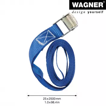 Wagner design yourself tvirtinimo diržai MM 1016 mėlyni 2,5 m 2 vnt. 20101600