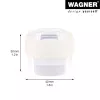 Wagner Design Yourself EH 5222 permatomas lipnus durų stabdiklis, 40 mm skersmens, 22 mm aukščio 15522211